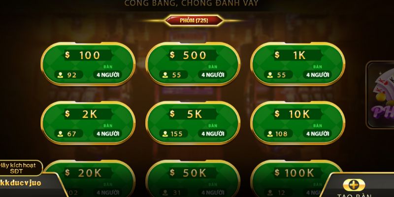 Kinh nghiệm chơi game phỏm thắng lớn